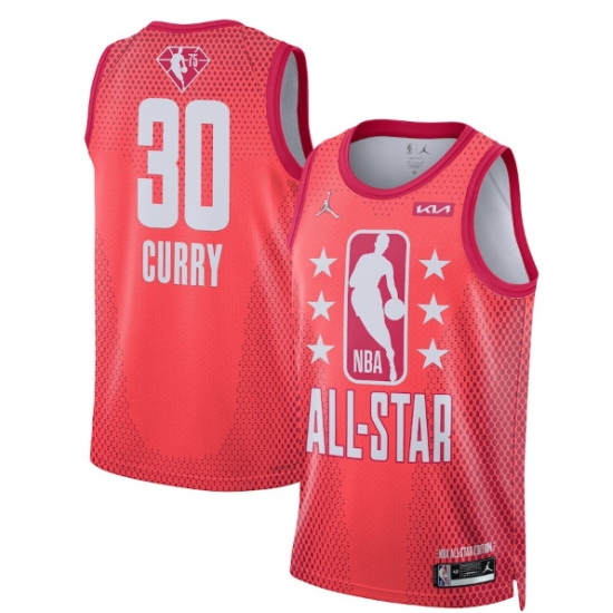 Men 2022 All Star 30 Stephen Curry Maroon Stitched Basketball Jerse Men 2022 All Star 30 Stephen Curry Maroon Stitched Basketball Jerse