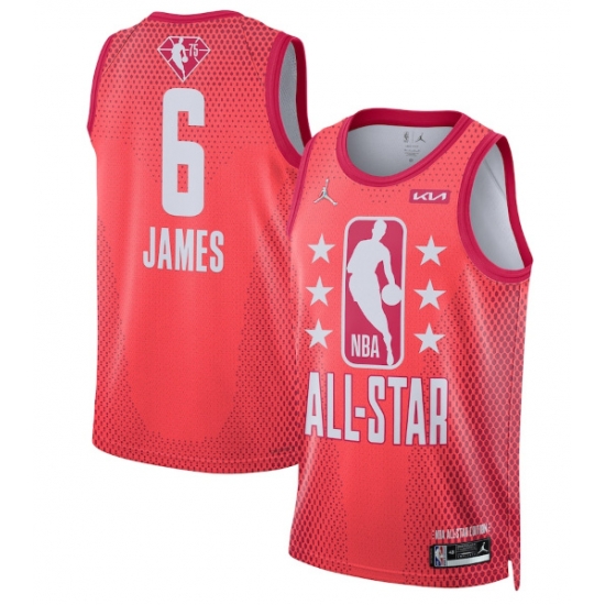 Men 2022 All Star 6 LeBron James Maroon Stitched Basketball Jersey Men 2022 All Star 6 LeBron James Maroon Stitched Basketball Jersey