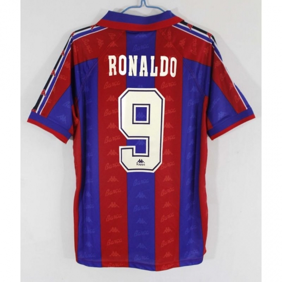 Men Barcelona Ronaldo #9 Jersey Men Barcelona Ronaldo #9 Jersey