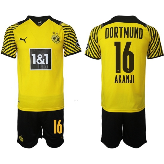 Men Borussia Dortmund Soccer Jersey 046 Men Borussia Dortmund Soccer Jersey 046