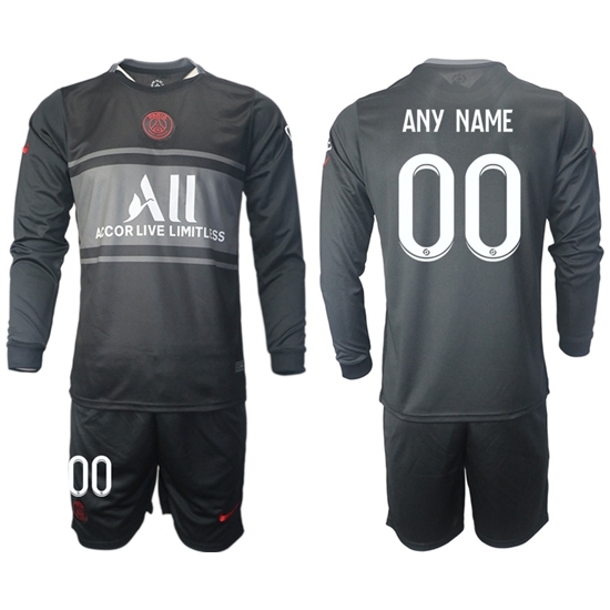 Men Paris Saint Germain Long Sleeve Soccer Jerseys 500 Customized Men Paris Saint Germain Long Sleeve Soccer Jerseys 500 Customized