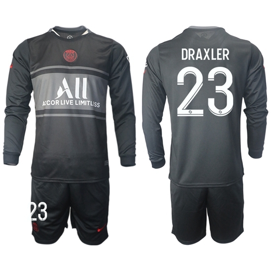 Men Paris Saint Germain Long Sleeve Soccer Jerseys 502 Men Paris Saint Germain Long Sleeve Soccer Jerseys 502