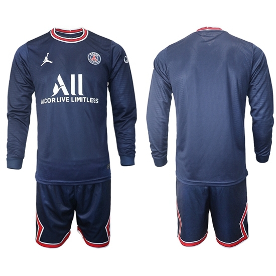 Men Paris Saint Germain Long Sleeve Soccer Jerseys 564 Men Paris Saint Germain Long Sleeve Soccer Jerseys 564