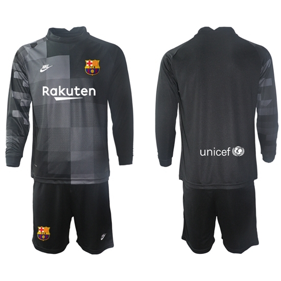 Men Barcelona Long Sleeve Soccer Jerseys 529 Men Barcelona Long Sleeve Soccer Jerseys 529