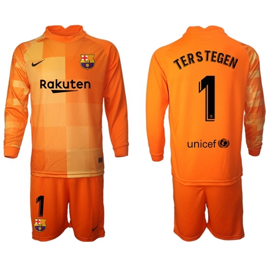 Men Barcelona Long Sleeve Soccer Jerseys 531 Men Barcelona Long Sleeve Soccer Jerseys 531