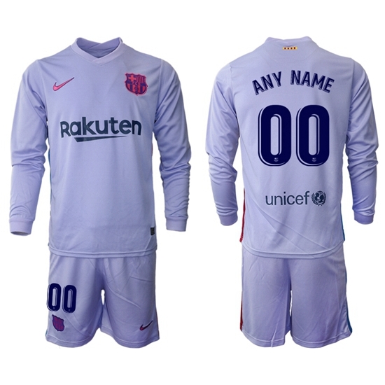 Men Barcelona Long Sleeve Soccer Jerseys 533 Customized Men Barcelona Long Sleeve Soccer Jerseys 533 Customized