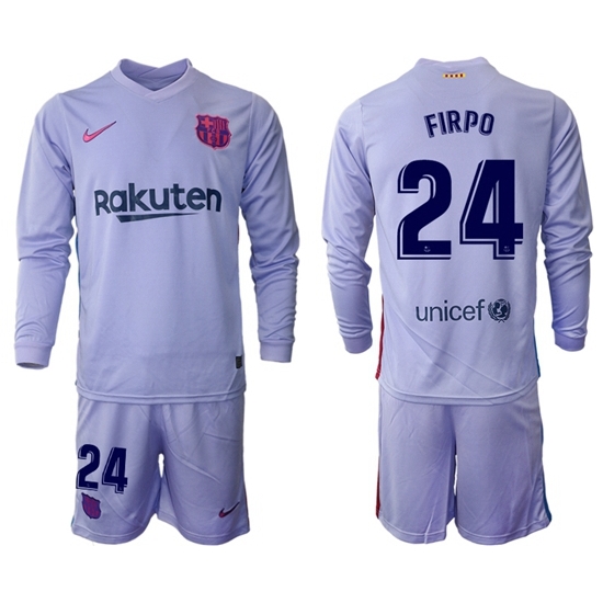 Men Barcelona Long Sleeve Soccer Jerseys 534 Men Barcelona Long Sleeve Soccer Jerseys 534