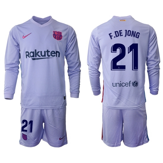 Men Barcelona Long Sleeve Soccer Jerseys 537 Men Barcelona Long Sleeve Soccer Jerseys 537