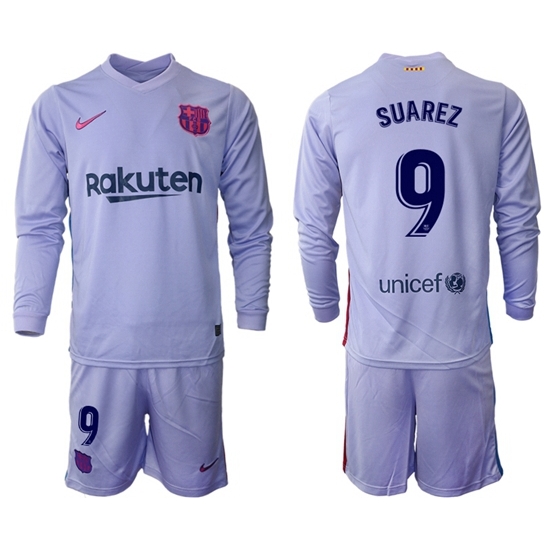 Men Barcelona Long Sleeve Soccer Jerseys 551 Men Barcelona Long Sleeve Soccer Jerseys 551