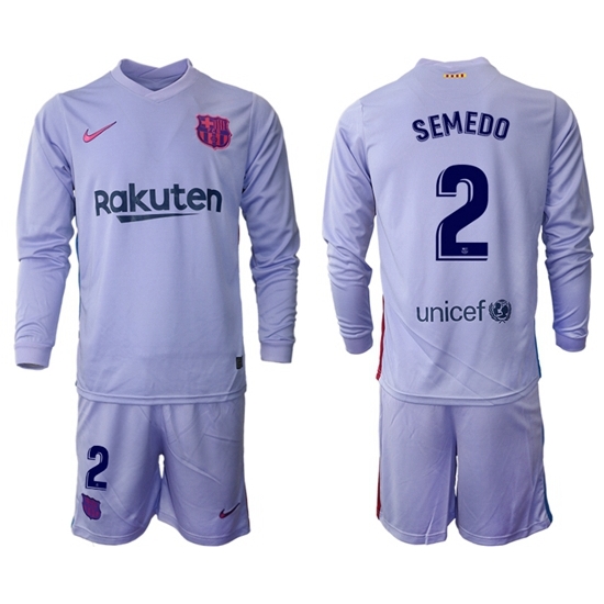 Men Barcelona Long Sleeve Soccer Jerseys 557 Men Barcelona Long Sleeve Soccer Jerseys 557