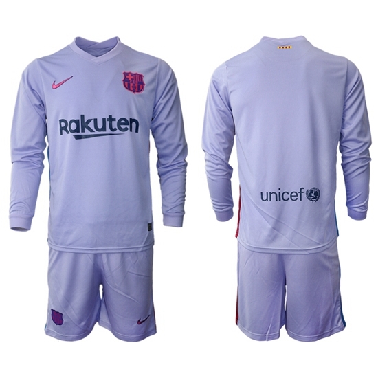 Men Barcelona Long Sleeve Soccer Jerseys 559 Men Barcelona Long Sleeve Soccer Jerseys 559