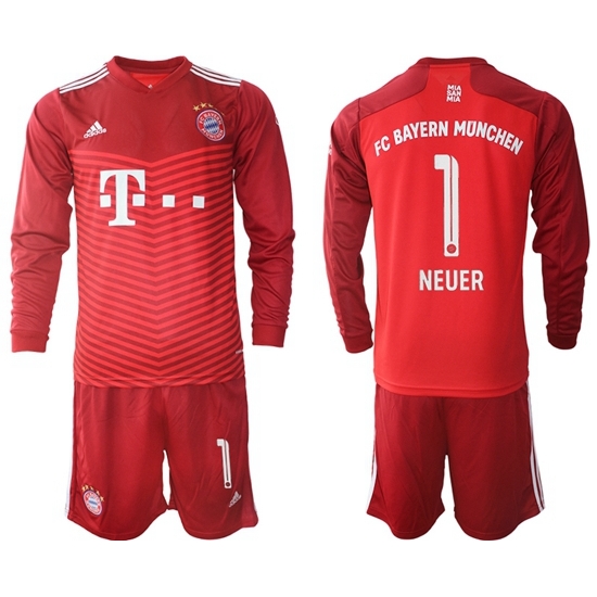 Men Bayern Long Sleeve Soccer Jerseys 552 Men Bayern Long Sleeve Soccer Jerseys 552