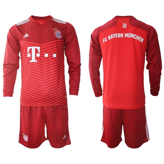 Men Bayern Long Sleeve Soccer Jerseys 553 Men Bayern Long Sleeve Soccer Jerseys 553