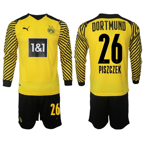 Men Borussia Dortmund Long Sleeve Soccer Jerseys 504 Men Borussia Dortmund Long Sleeve Soccer Jerseys 504