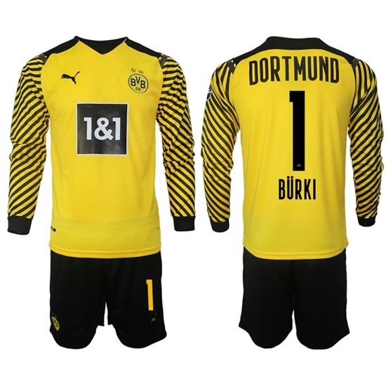 Men Borussia Dortmund Long Sleeve Soccer Jerseys 517 Men Borussia Dortmund Long Sleeve Soccer Jerseys 517