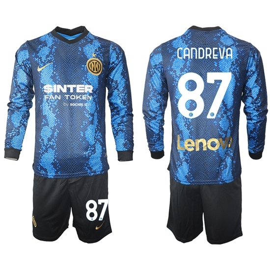 Men Inter Milan Long Sleeve Soccer Jerseys 501 Men Inter Milan Long Sleeve Soccer Jerseys 501
