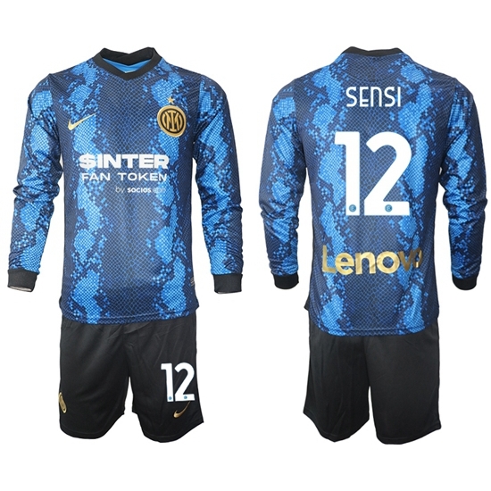 Men Inter Milan Long Sleeve Soccer Jerseys 510 Men Inter Milan Long Sleeve Soccer Jerseys 510
