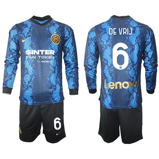 Men Inter Milan Long Sleeve Soccer Jerseys 517 Men Inter Milan Long Sleeve Soccer Jerseys 517