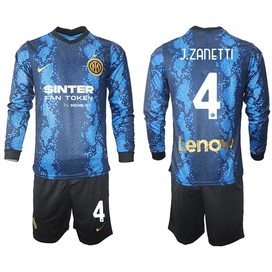 Men Inter Milan Long Sleeve Soccer Jerseys 518 Men Inter Milan Long Sleeve Soccer Jerseys 518