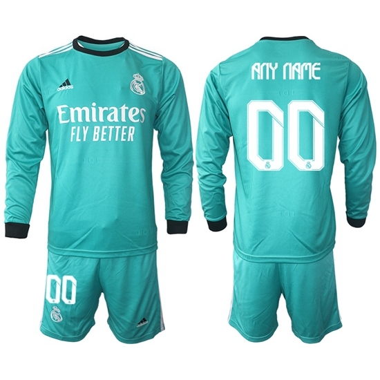 Men Real Madrid Long Sleeve Soccer Jerseys 500 Customized Men Real Madrid Long Sleeve Soccer Jerseys 500 Customized