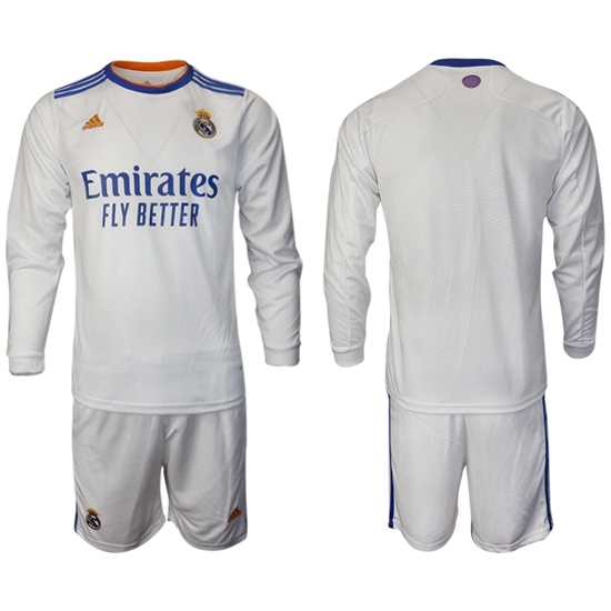 Men Real Madrid Long Sleeve Soccer Jerseys 583 Men Real Madrid Long Sleeve Soccer Jerseys 583