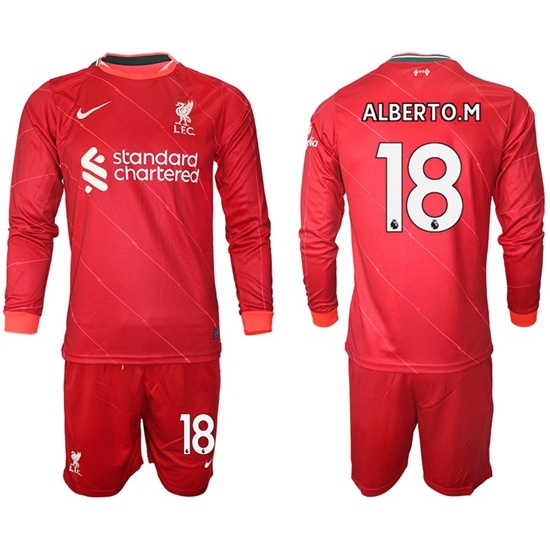 Men Liverpool Long Sleeve Soccer Jerseys 536 Men Liverpool Long Sleeve Soccer Jerseys 536