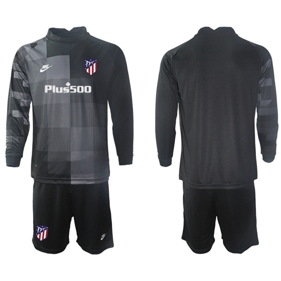 Men Atletico de Madrid Long Sleeve Soccer Jerseys 503 Men Atletico de Madrid Long Sleeve Soccer Jerseys 503