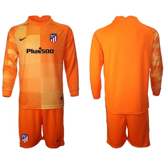 Men Atletico de Madrid Long Sleeve Soccer Jerseys 505 Men Atletico de Madrid Long Sleeve Soccer Jerseys 505