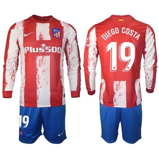 Men Atletico de Madrid Long Sleeve Soccer Jerseys 509 Men Atletico de Madrid Long Sleeve Soccer Jerseys 509