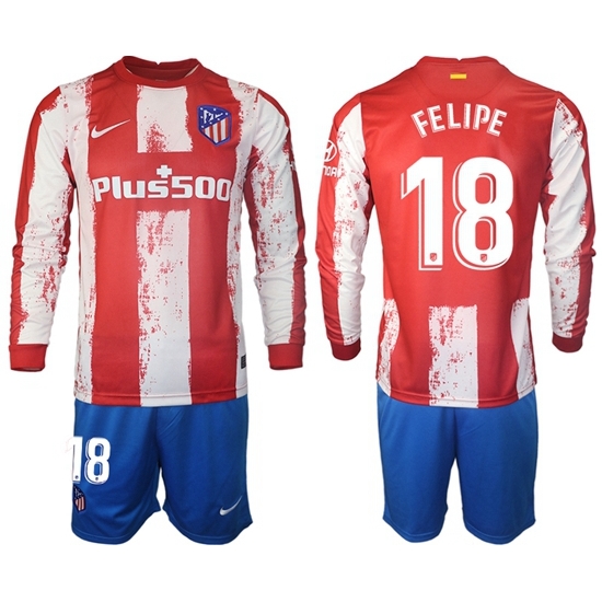 Men Atletico de Madrid Long Sleeve Soccer Jerseys 510 Men Atletico de Madrid Long Sleeve Soccer Jerseys 510