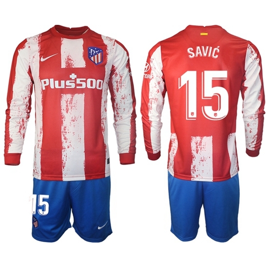 Men Atletico de Madrid Long Sleeve Soccer Jerseys 513 Men Atletico de Madrid Long Sleeve Soccer Jerseys 513