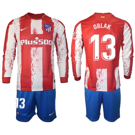 Men Atletico de Madrid Long Sleeve Soccer Jerseys 515 Men Atletico de Madrid Long Sleeve Soccer Jerseys 515