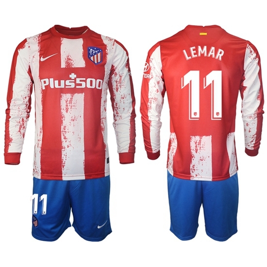 Men Atletico de Madrid Long Sleeve Soccer Jerseys 516 Men Atletico de Madrid Long Sleeve Soccer Jerseys 516