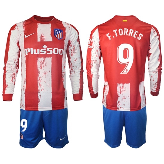 Men Atletico de Madrid Long Sleeve Soccer Jerseys 519 Men Atletico de Madrid Long Sleeve Soccer Jerseys 519