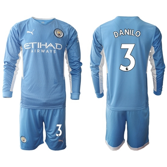 Men Manchester City Long Sleeve Soccer Jerseys 517 Men Manchester City Long Sleeve Soccer Jerseys 517