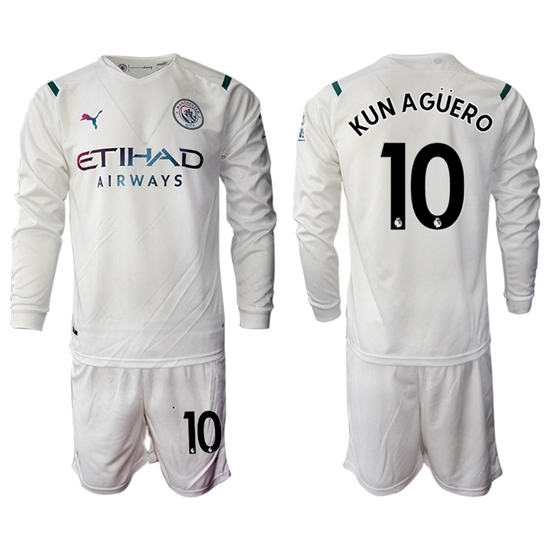 Men Manchester City Long Sleeve Soccer Jerseys 528 Men Manchester City Long Sleeve Soccer Jerseys 528