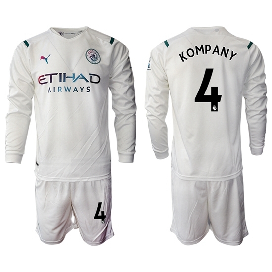 Men Manchester City Long Sleeve Soccer Jerseys 534
