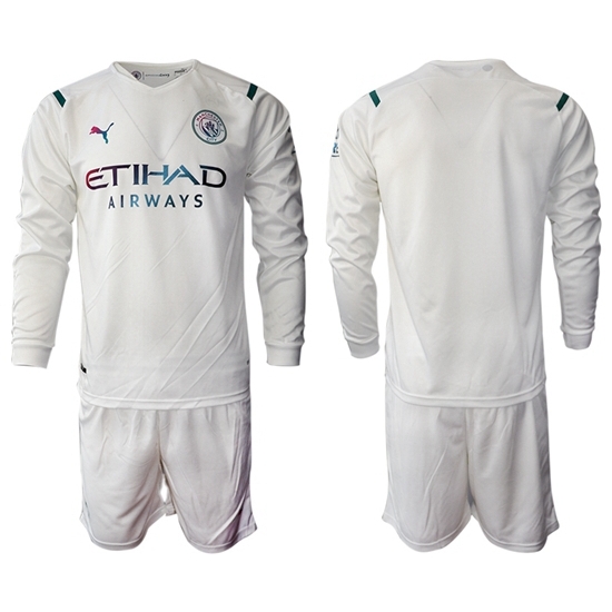 Men Manchester City Long Sleeve Soccer Jerseys 537 Men Manchester City Long Sleeve Soccer Jerseys 537