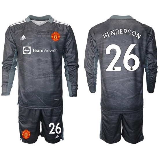 Men Manchester United Long Sleeve Soccer Jerseys 503 Men Manchester United Long Sleeve Soccer Jerseys 503