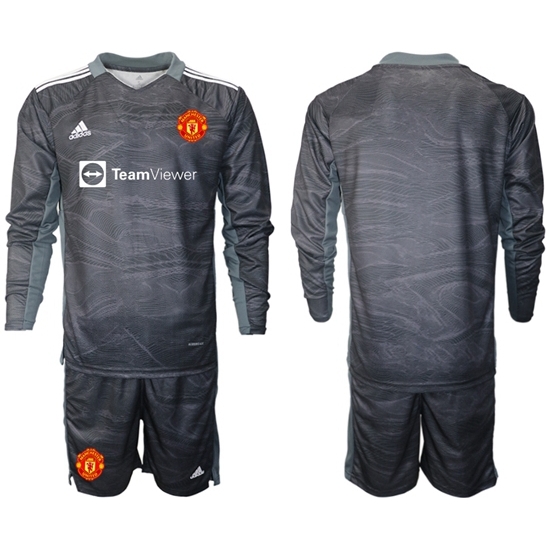 Men Manchester United Long Sleeve Soccer Jerseys 505 Men Manchester United Long Sleeve Soccer Jerseys 505