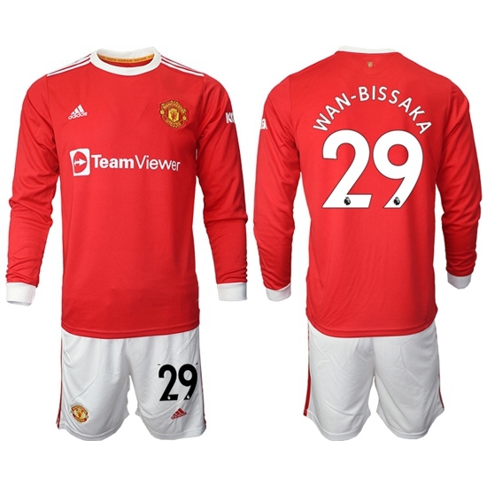 Men Manchester United Long Sleeve Soccer Jerseys 510 Men Manchester United Long Sleeve Soccer Jerseys 510
