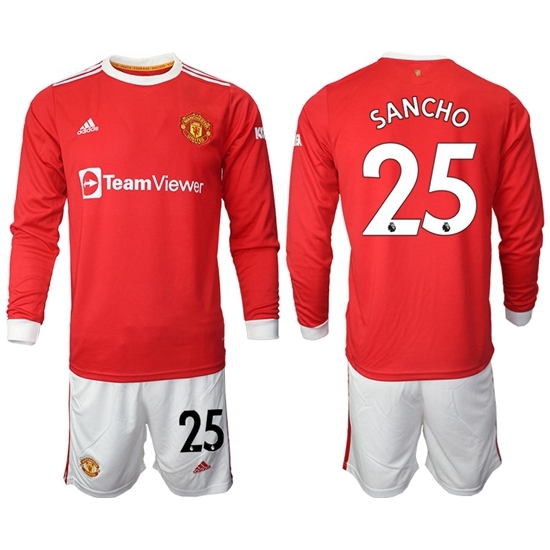 Men Manchester United Long Sleeve Soccer Jerseys 511 Men Manchester United Long Sleeve Soccer Jerseys 511