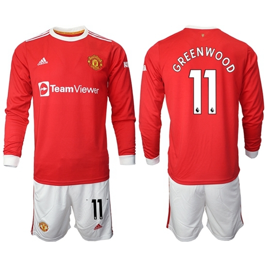Men Manchester United Long Sleeve Soccer Jerseys 517 Men Manchester United Long Sleeve Soccer Jerseys 517