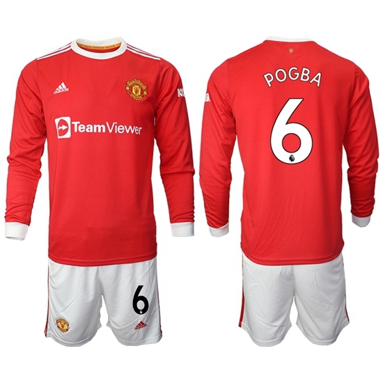 Men Manchester United Long Sleeve Soccer Jerseys 522 Men Manchester United Long Sleeve Soccer Jerseys 522