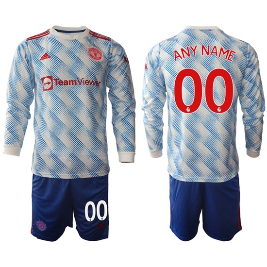 Men Manchester United Long Sleeve Soccer Jerseys 525 Customized Men Manchester United Long Sleeve Soccer Jerseys 525 Customized