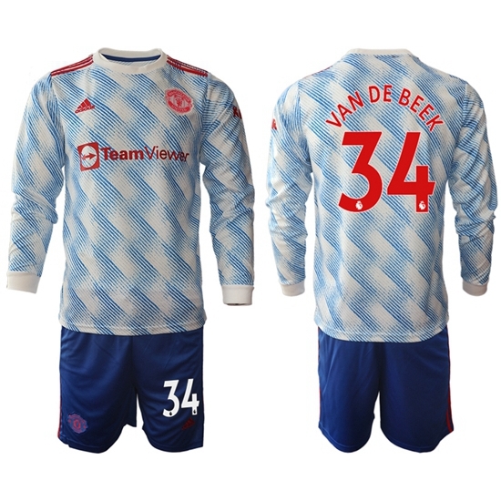 Men Manchester United Long Sleeve Soccer Jerseys 526 Men Manchester United Long Sleeve Soccer Jerseys 526