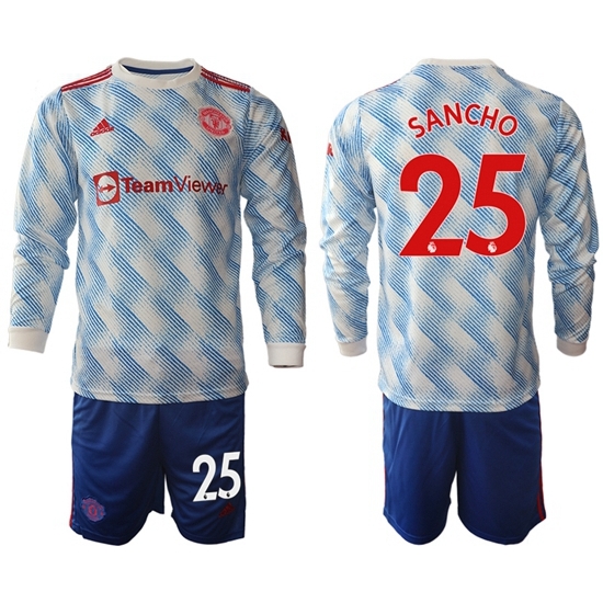 Men Manchester United Long Sleeve Soccer Jerseys 529 Men Manchester United Long Sleeve Soccer Jerseys 529