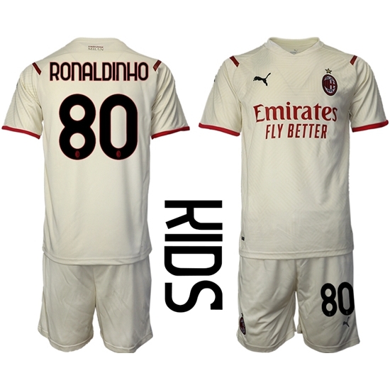 Kids AC Milan Soccer Jerseys 002 Kids AC Milan Soccer Jerseys 002