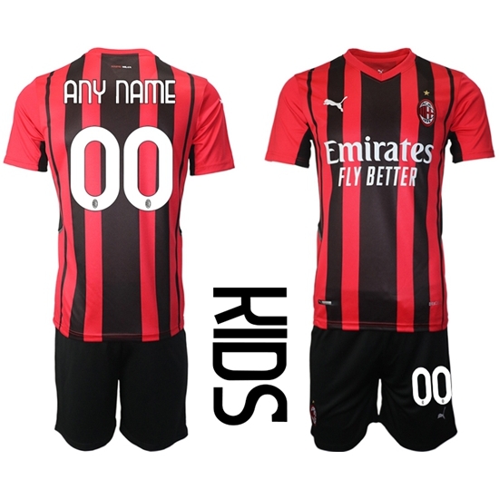 Kids AC Milan Soccer Jerseys 010 Customized Kids AC Milan Soccer Jerseys 010 Customized
