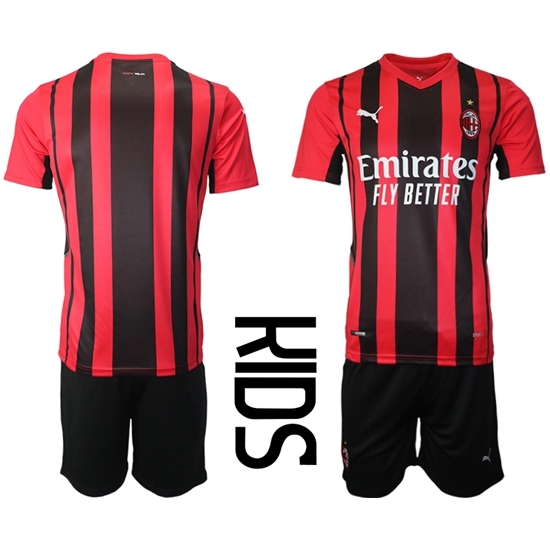 Kids AC Milan Soccer Jerseys 022 Kids AC Milan Soccer Jerseys 022